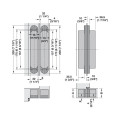BẢN LỀ ÂM TE540 3D, SC Hafele 924.17.223