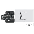Bản Lề Trùm Nửa Metalla SM Giảm Chấn 110º Hafele 315.20.751