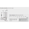 Bản Lề Metalla SM Không Bật 110° Trùm Ngoài Hafele 315.18.300