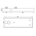 Bản lề sàn DCL41 EN2 70kg Hafele 932.84.025