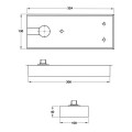 Bản lề sàn EN3 100kg Hafele 499.30.114
