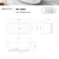 Bồn tắm EuroKing không massage NG-1890A