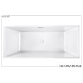 Bồn tắm EuroKing không massage NG-1875 PLUS (All White)