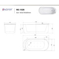 Bồn tắm EuroKing không massage NG-1028