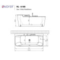 Bồn tắm EuroKing không massage NL-610B