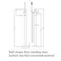 Vòi sen tắm gắn bồn EuroKing EU-51001-2