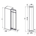 Tủ đồ khô cánh kéo Dolce 400mm Hafele 548.65.005
