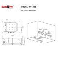 Bồn tắm Euroking EU-1306 without skirt