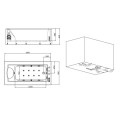 Bồn tắm massage EUROKING EU-1505 Âm