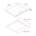 Bếp từ 4 vùng nấu Teka IBC 64110 SSM BK 112520051