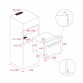 Lò hấp kết hợp nướng Teka HLC 8470 SC BK 111230013