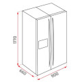 Tủ lạnh 2 cửa độc lập Teka RLF 73920 DSS 113430044