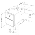 Tủ lạnh lắp âm mini Teka RSR 131 WH 113470017