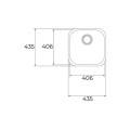 Chậu rửa chén Teka BE 40.40.25 1B 10125021