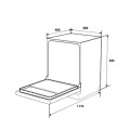 Máy rửa chén Hafele HDW-F601G 535.29.592
