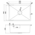 Chậu rửa bát Teka BEX LINEA 55.40 115010020