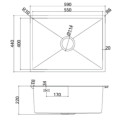 Chậu rửa bát Teka BEX LINEA 55.40 115010019