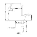 Vòi rửa nóng lạnh Teka MTP 994 116030002
