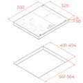 Bếp từ 4 vùng nấu Teka IBF 64210 SCG BK 112520056