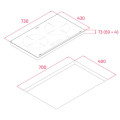 Bếp từ 2 vùng nấu Teka IBC 73220 SCG BK 112510051