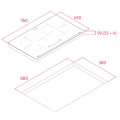 Bếp từ 2 vùng nấu IZC 76220 SCG BK 112510053