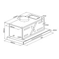 Máy hút mùi âm tủ GrandX GX H80F85B