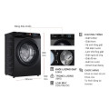 Máy Giặt Aqua Inverter 8.5 Kg  AQD-A852J.BK