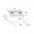 Bếp gas âm tủ FRANKE FS7326