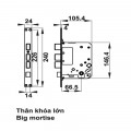Khóa cửa điện tử Hafele EL7900-TCB 912.05.641