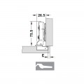 Bản lề CUCINA LEGATO 334.00.031 Inox 304