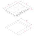Bếp từ Teka 3 vùng nấu IZC 63632 BK MST lắp âm 112510011