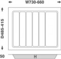 Bộ khay chia cho tủ bếp Thùng tủ 800mm IMUNDEX 7806918