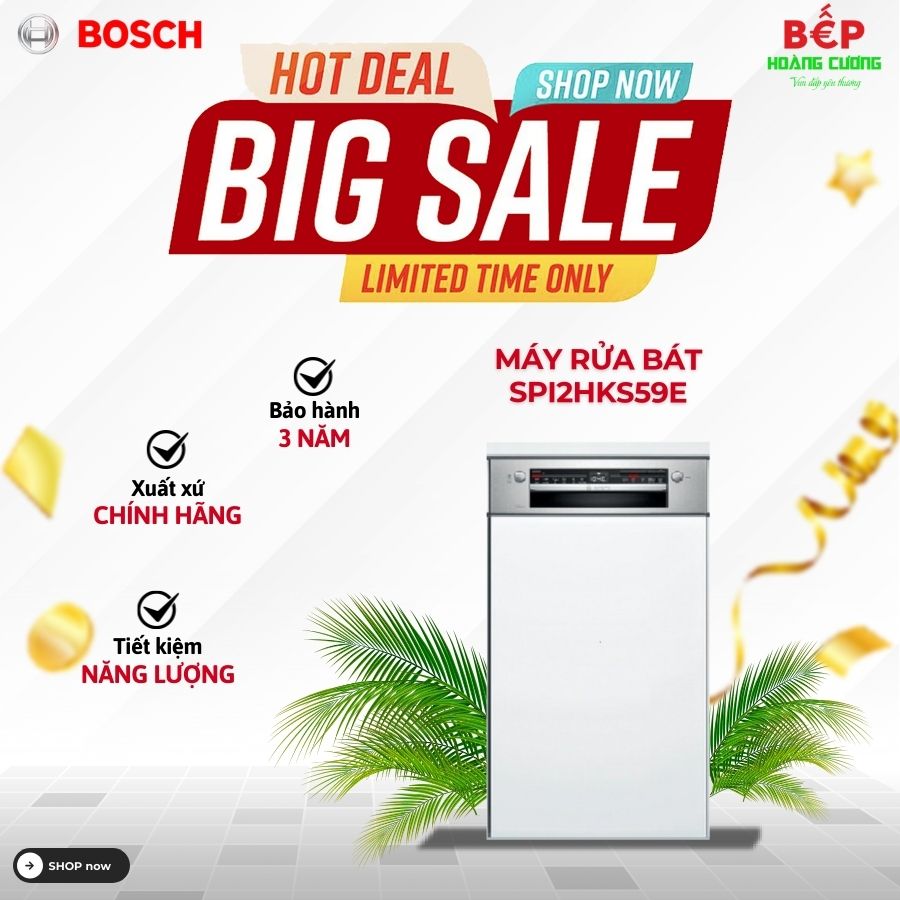 Máy rửa chén bát Bosch SPI2HKS59E