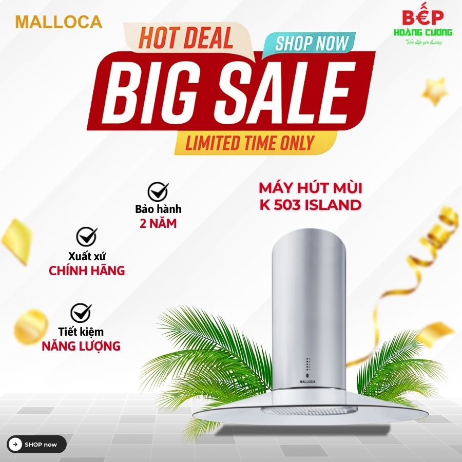 Máy hút mùi MALLOCA K 503 Island