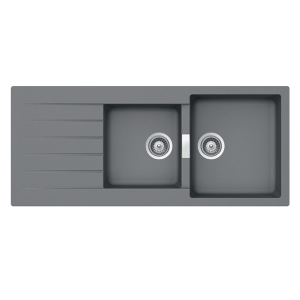 Chậu rủa bát đá Hafele HS19 - GED2S80 570.35.570 - màu xám