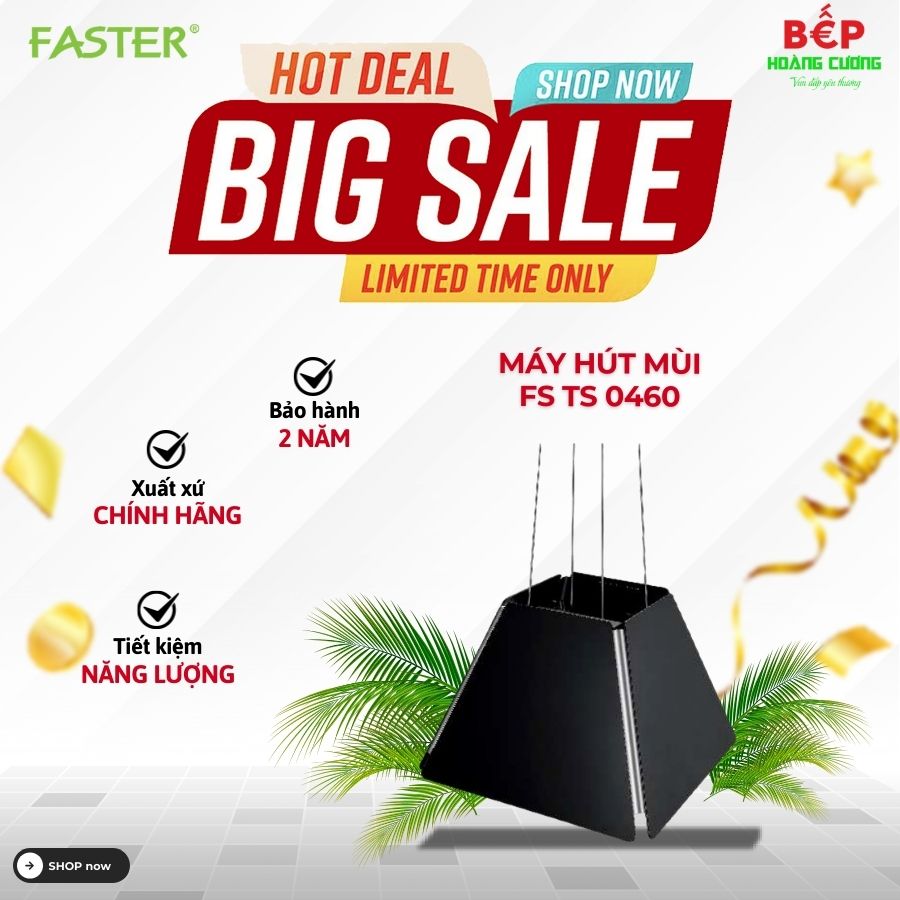 Máy hút mùi đảo Faster FS TS 0460