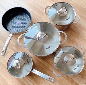 BỘ NỒI CHẢO FASTER MELODY COOKWARE